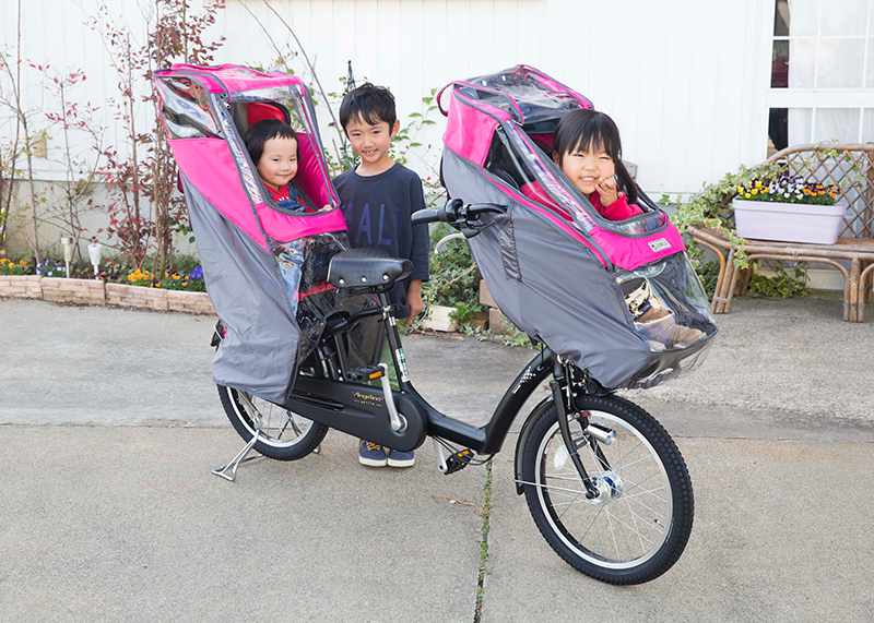 LABOCLE ラボクル 自転車 レインカバー 後ろ シャンパンゴールド